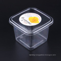 Pet Clear Plastic Compartment Take Away Salad Food Container Tray 7